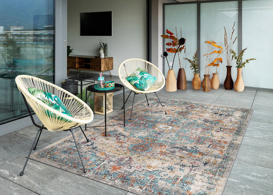 Tapis Siena multicolore 4 Vintage intérieur - extérieur