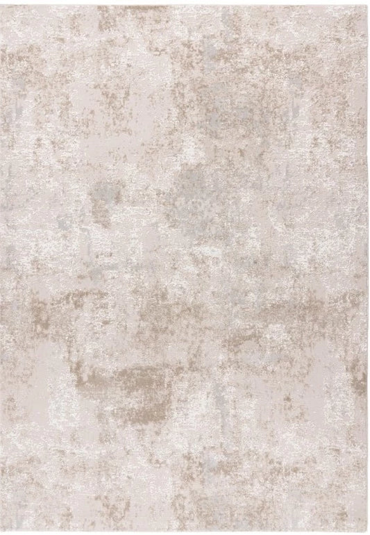 Tapis Elista Beige 4 - Résistant en Polypropylène & Polyester