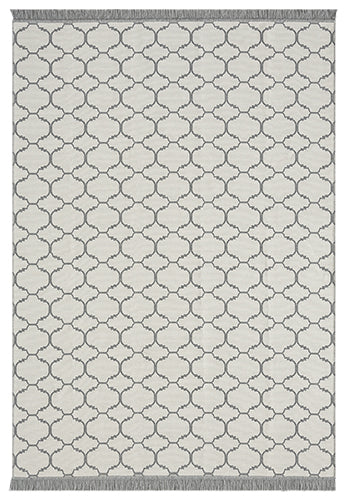 Tapi Soho Kilim 620 gris/Blanc