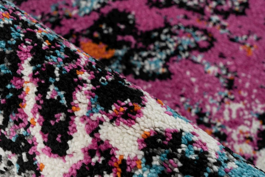 Tapis Freestyle Papillon Multicolore, Moderne