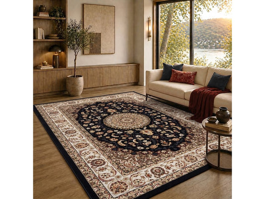Tapis Dubai 135 Bleu
