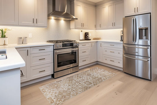 Tapis de cuisine Luka 107, antidérapant lavable en machine.