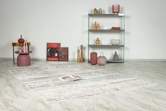 Tapis Mila gris-beige 5