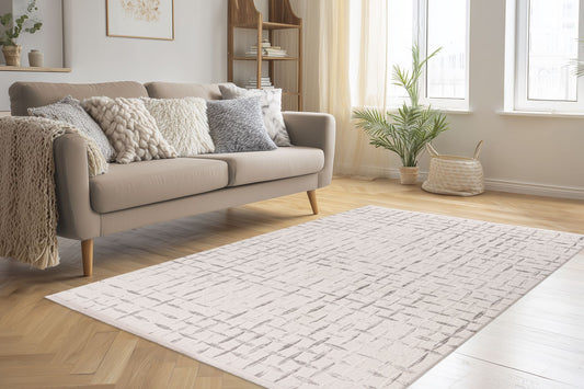 Tapis Pierre Cardin Jardin Gris - Crème 3