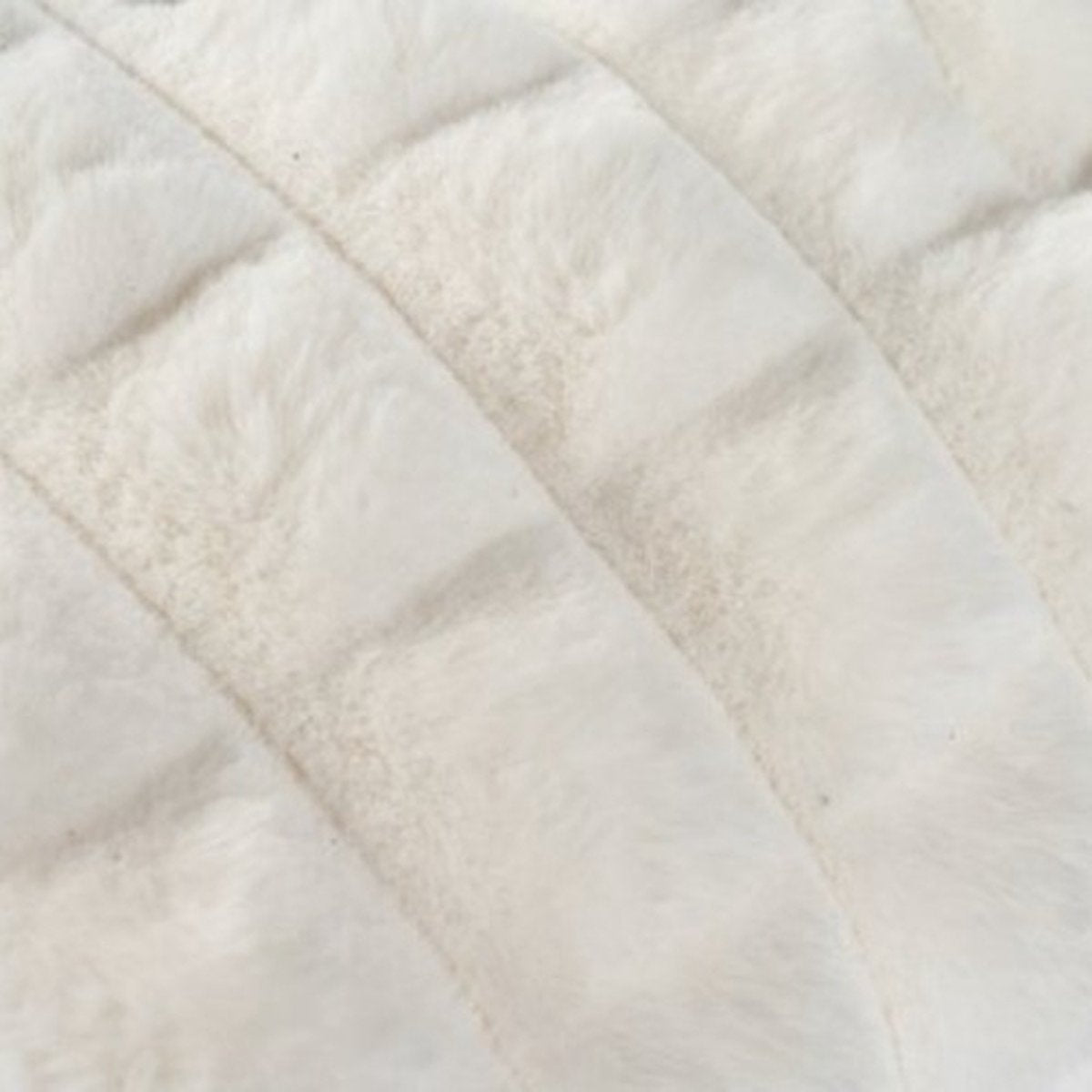 Plaid Milan Crème doux effet 3D