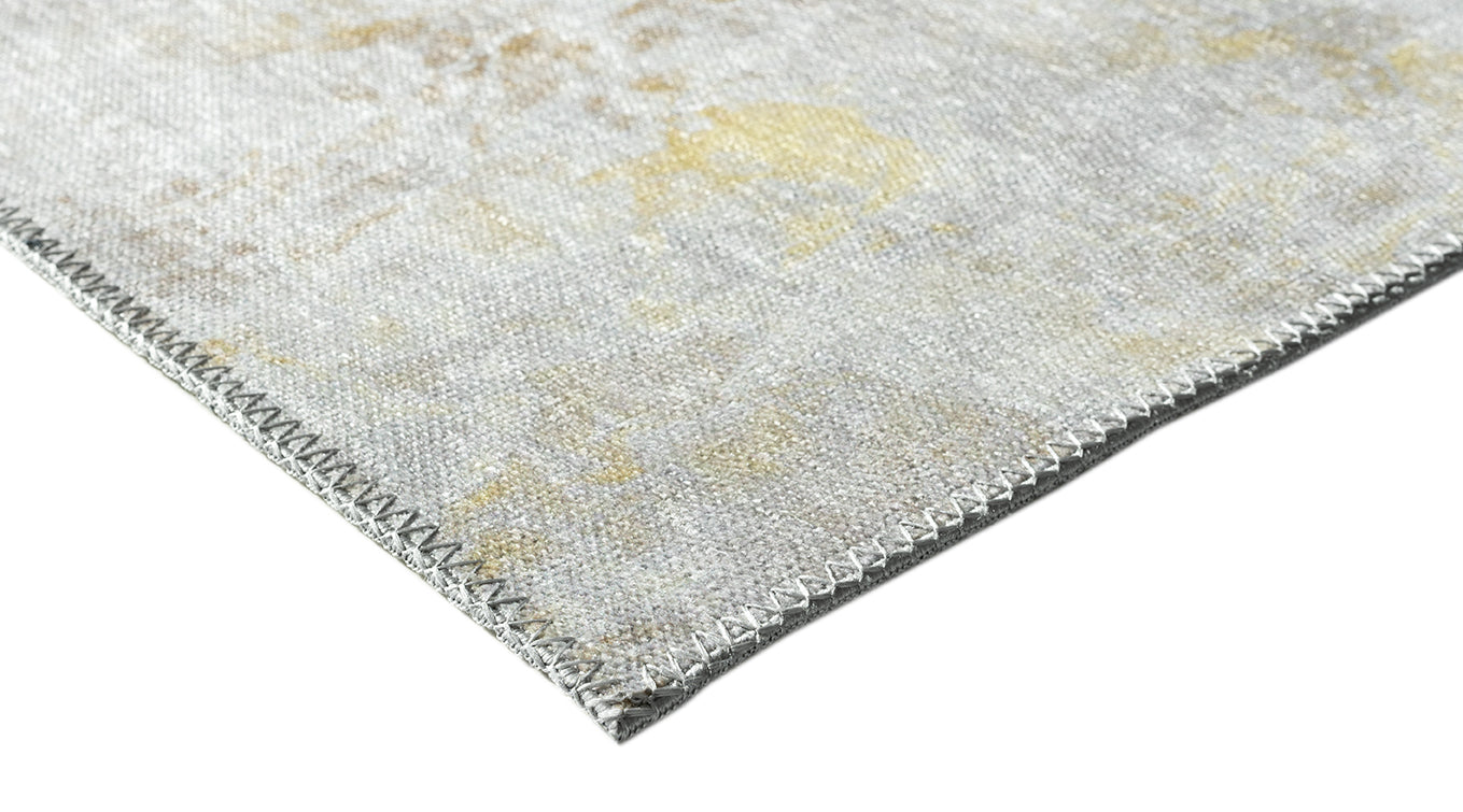 Tapis Edes gris doré