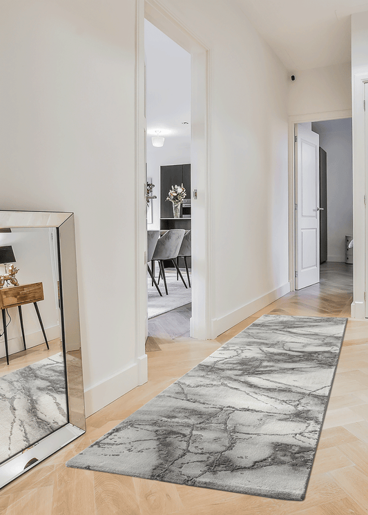 Tapis Craft marbre gris