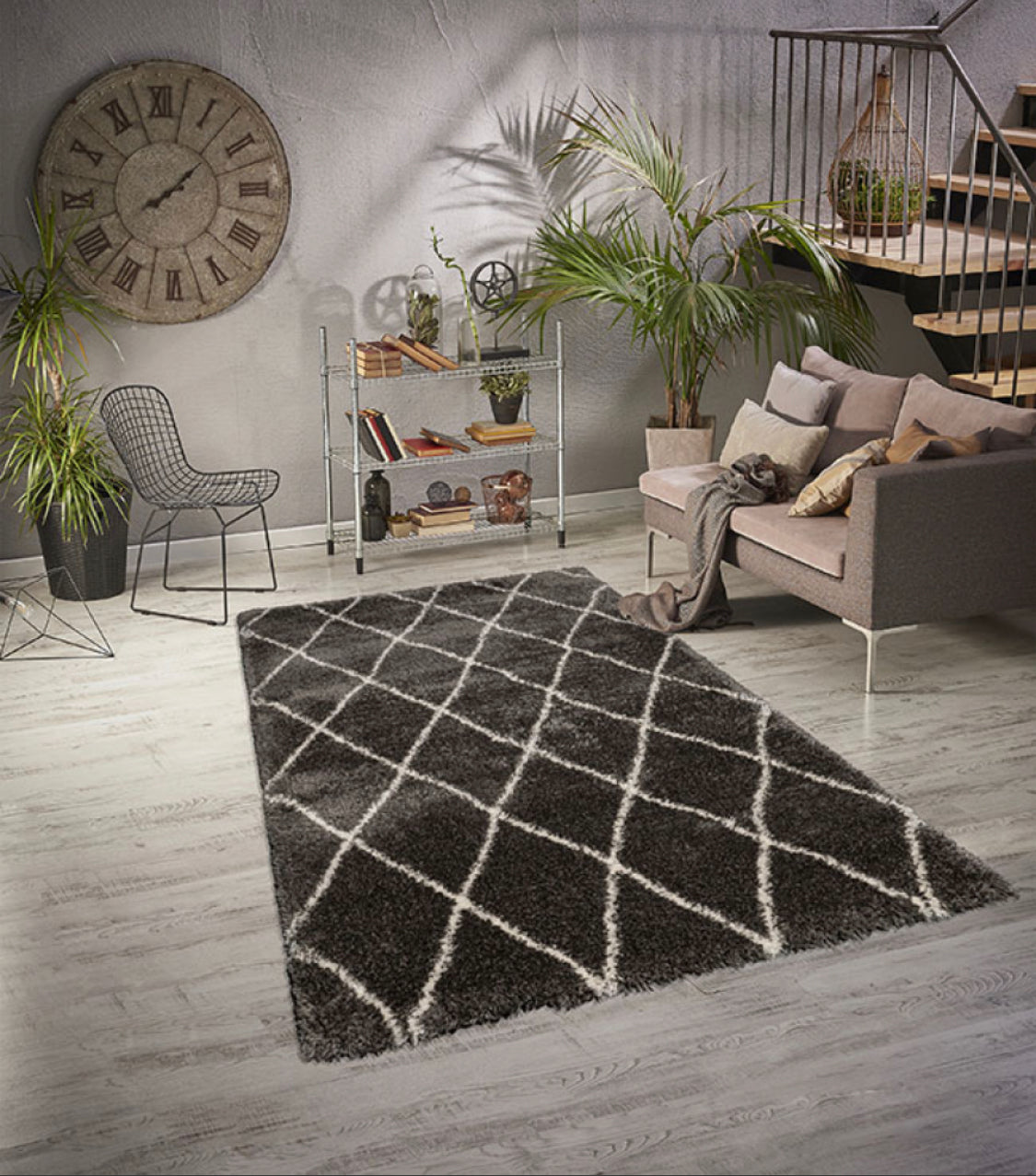 Tapis Flook gris