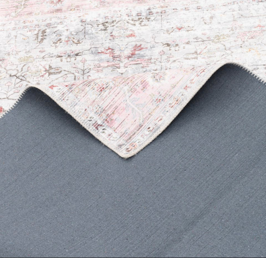 Tapis Edes beige rose