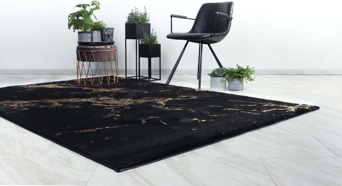 Tapis Maris 400 noir doré