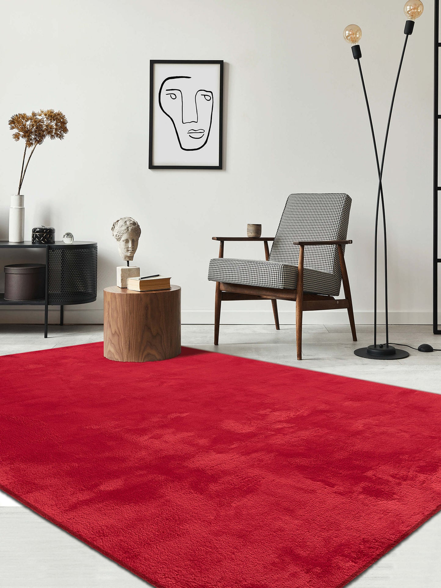 Tapis Loft Rouge