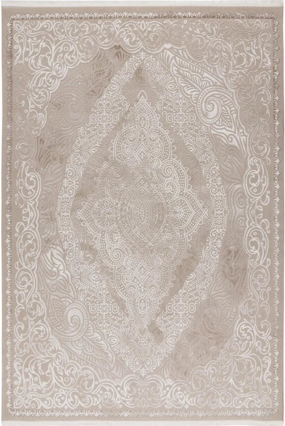 Tapis Elista Beige 4 - Résistant en Polypropylène & Polyester