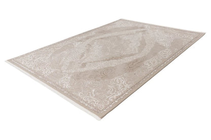 Tapis Elista Beige 4 - Résistant en Polypropylène & Polyester