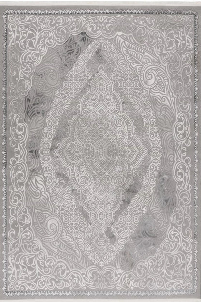 Tapis Elista Gris 4 – Tapis Moderne Résistant en Polypropylène & Polyester