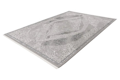 Tapis Elista Gris 4 – Tapis Moderne Résistant en Polypropylène & Polyester