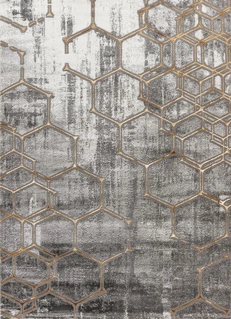 Tapis Maris 405 Gris - Or -Doré