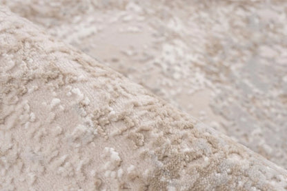 Tapis Elista Beige 3 - Tapis moderne pour salon. doux et résistant