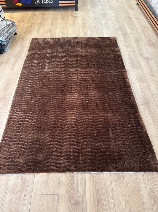 Tapis Merle marron lavable