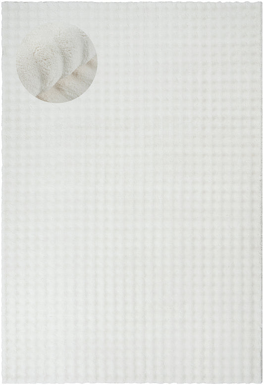 Tapis Bubble Blanc Doux