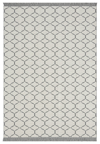 Tapi Soho Kilim 620 gris/Blanc