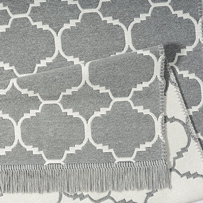 Tapi Soho Kilim 620 gris/Blanc