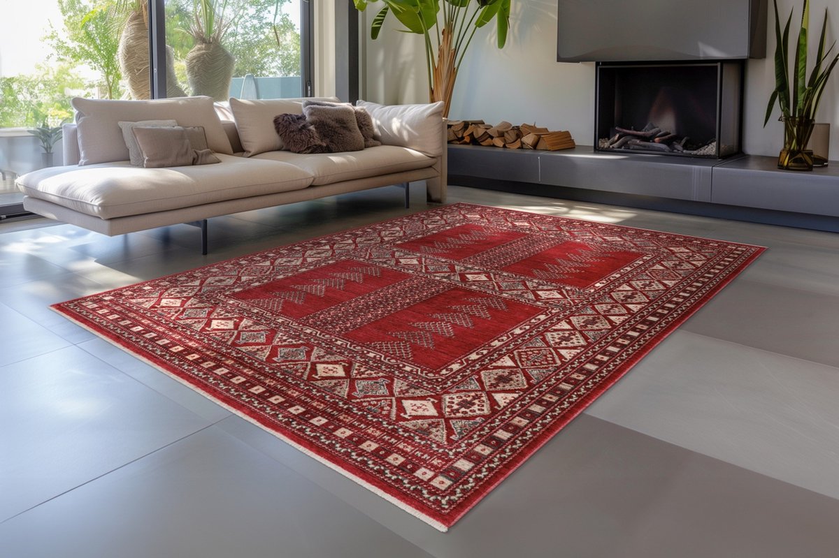 Tapis Dakar Oriental Rouge 704