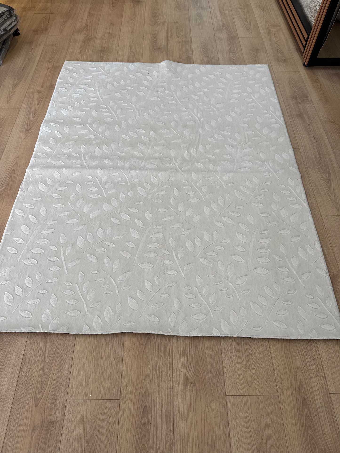 Tapis Merle marron crème 2
