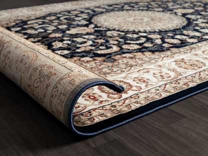 Tapis Dubai 135 Bleu