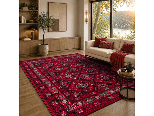 Tapis Dubai 86 Rouge