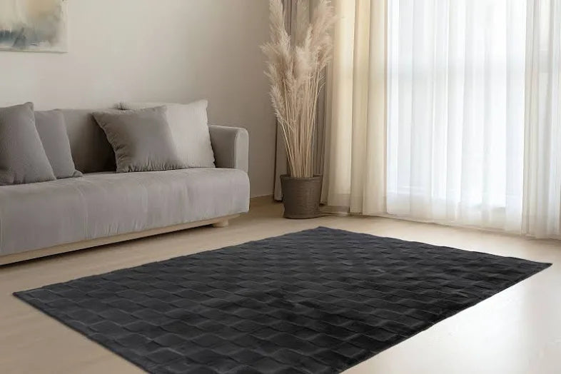 Tapis Soul gris, 3D - Super doux