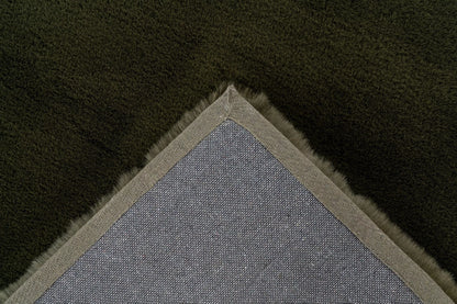 Tapis Haeven Vert - Super doux,Super Epais, Moelleux et Moderne