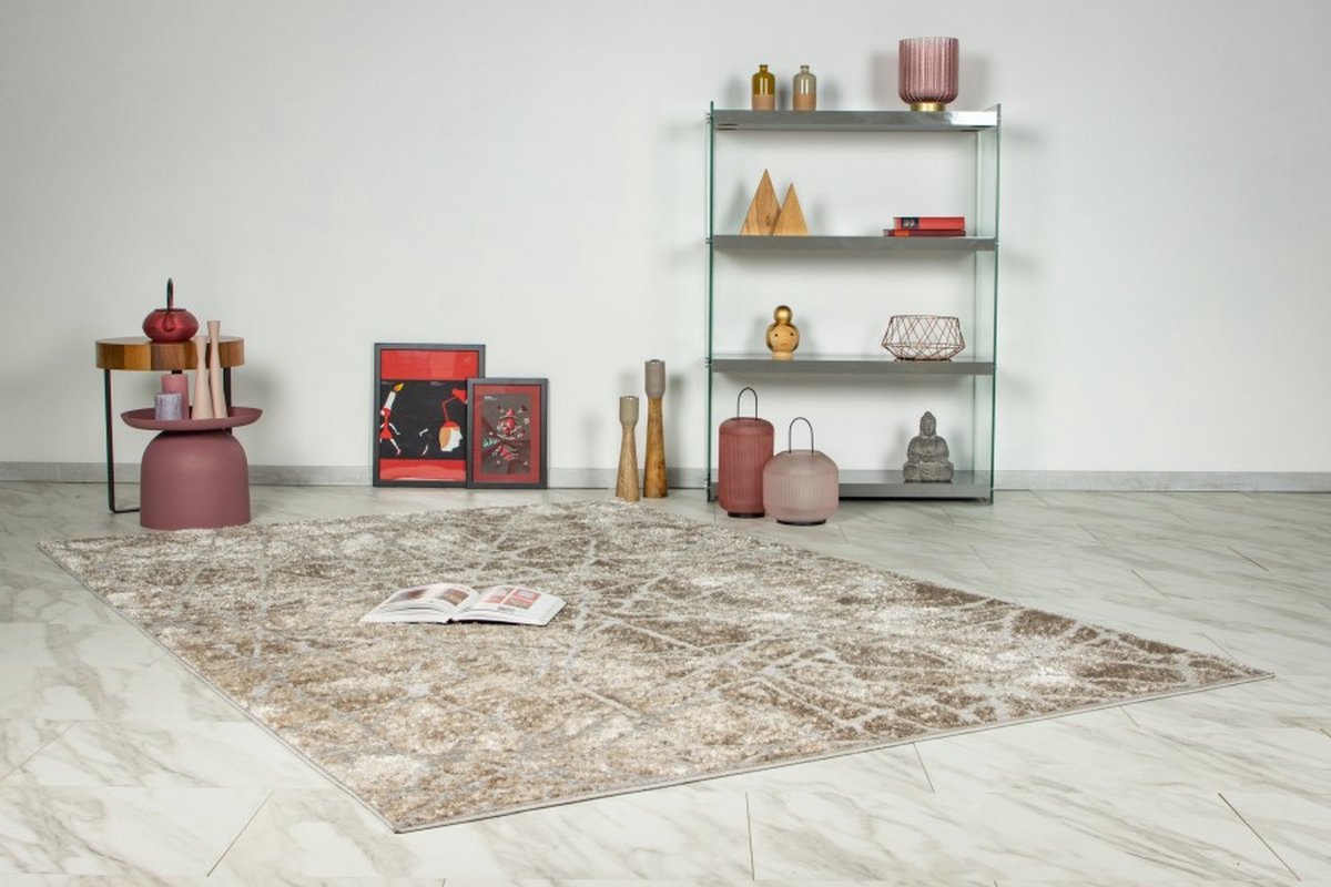 Tapis Mila gris-beige