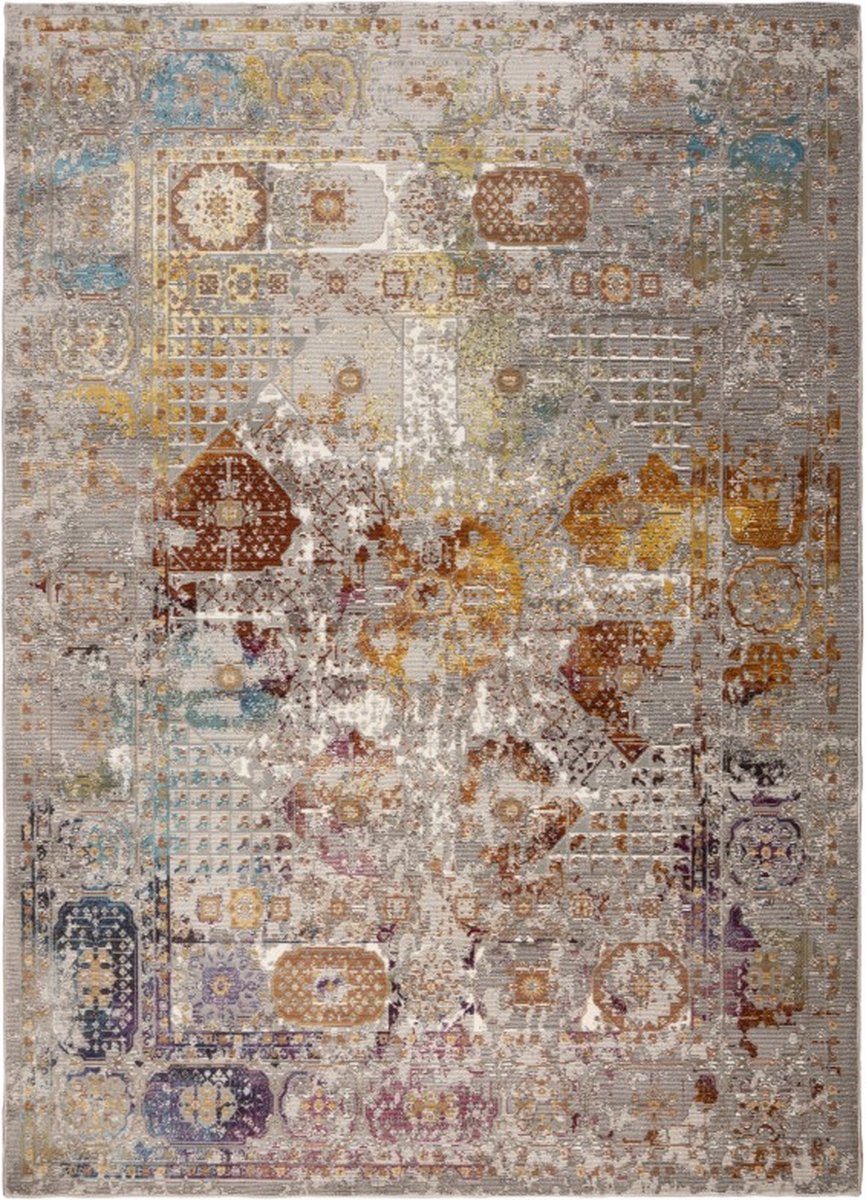 Tapis Picasso Multicolore, motifs orientaux vintage