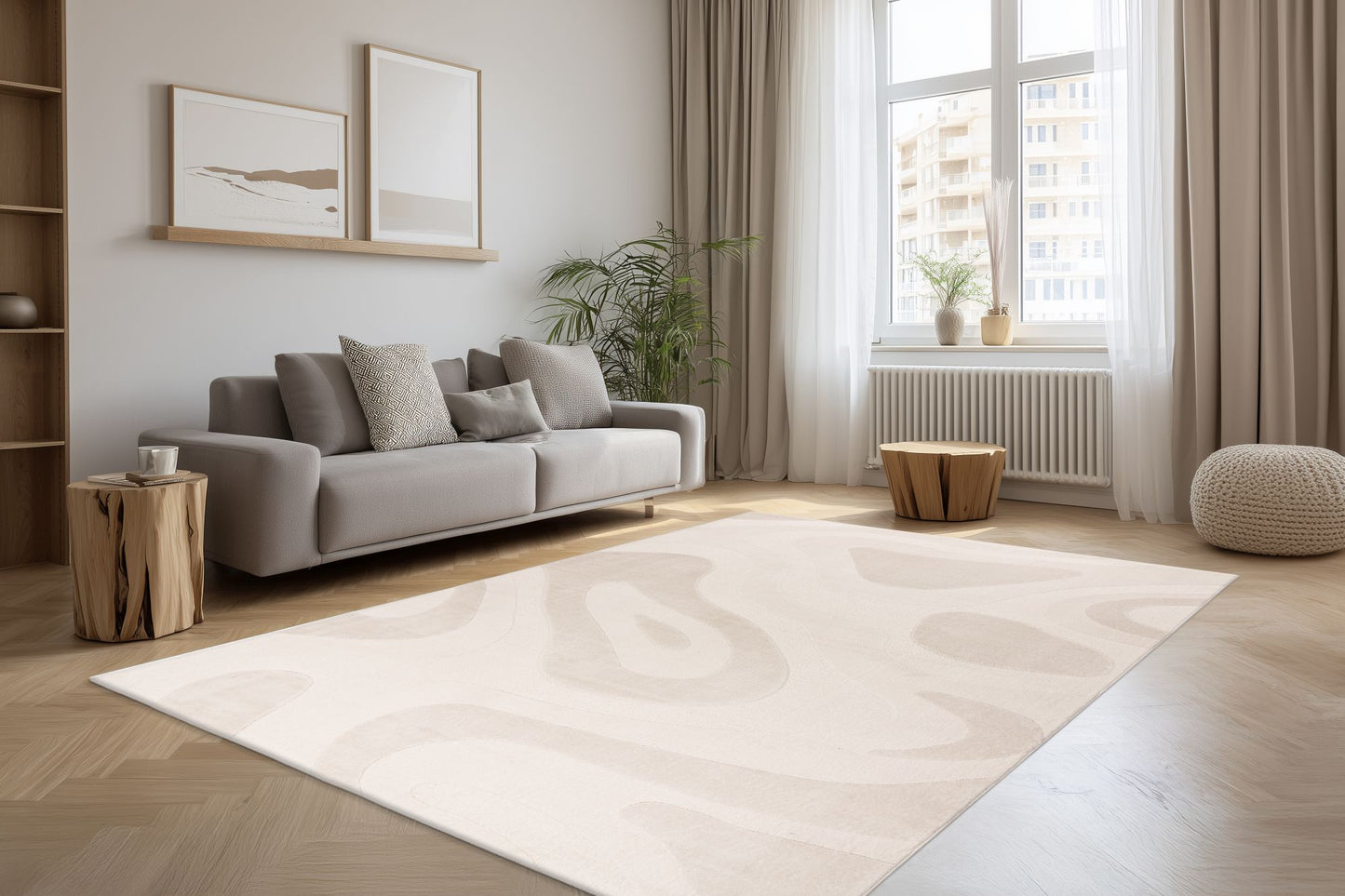 Tapis Bergamo Crème 2