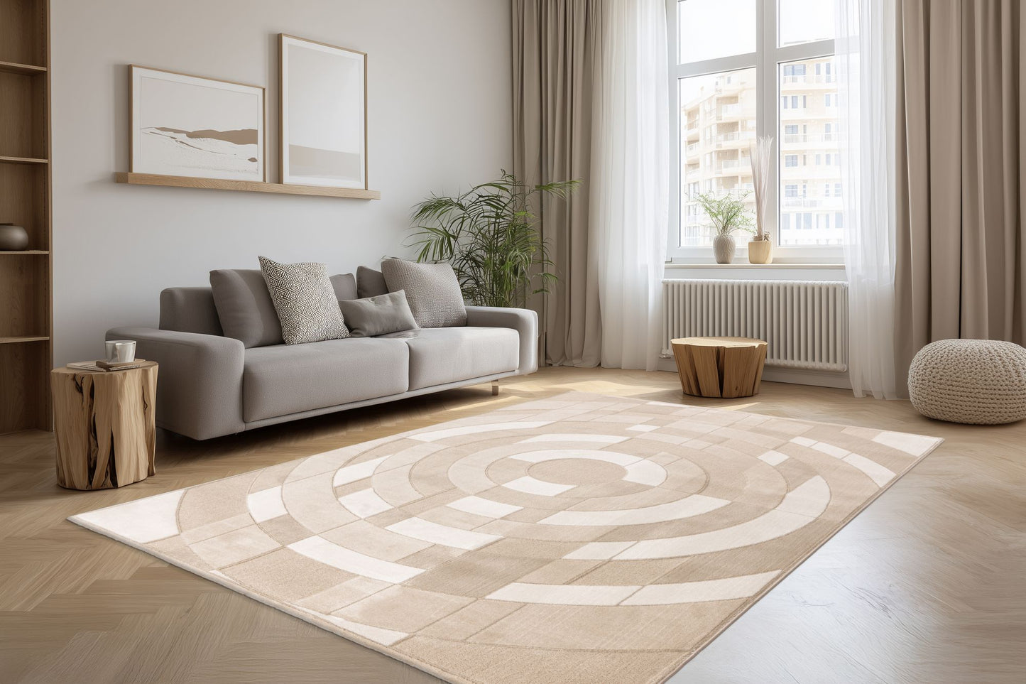 Tapis Bergamo Beige 3