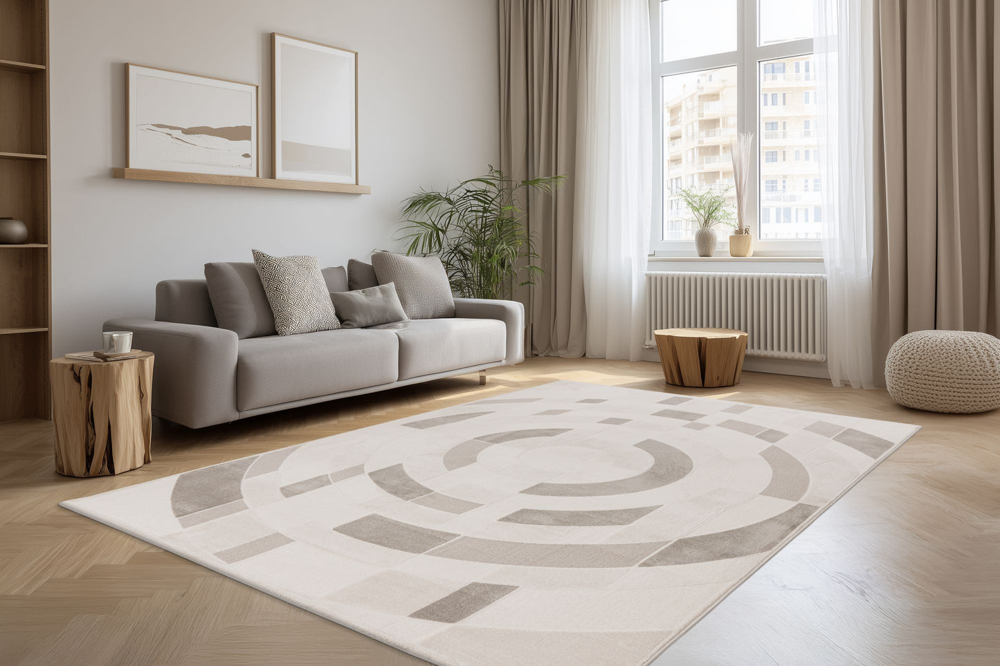Tapis Bergamo Gris 3