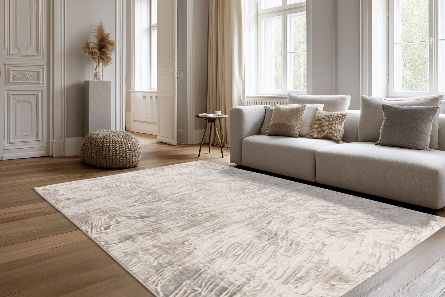 Tapis Pierre Cardin Chalet Beige - Gris 2