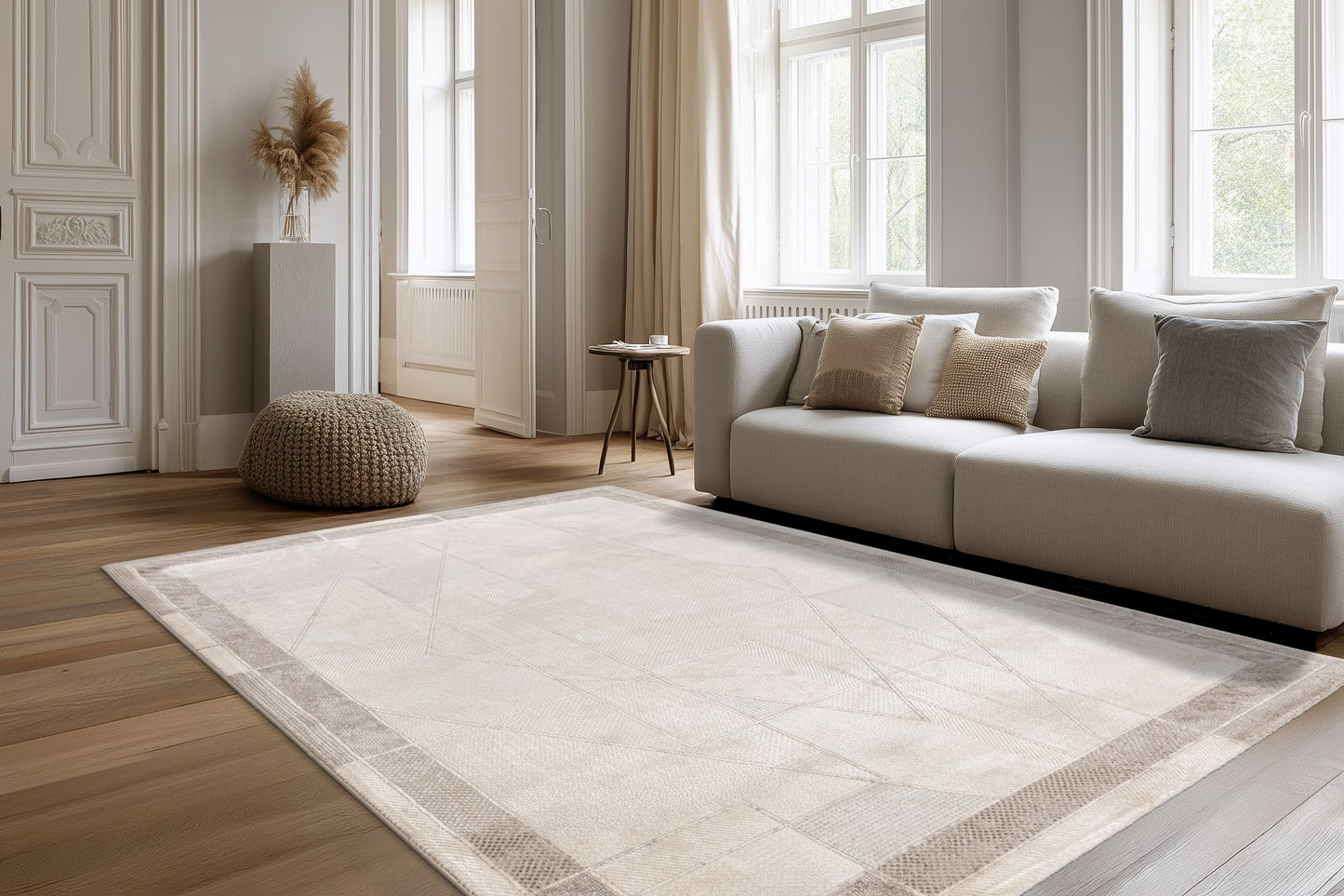 Tapis Pierre Cardin Chalet Beige - Gris 4