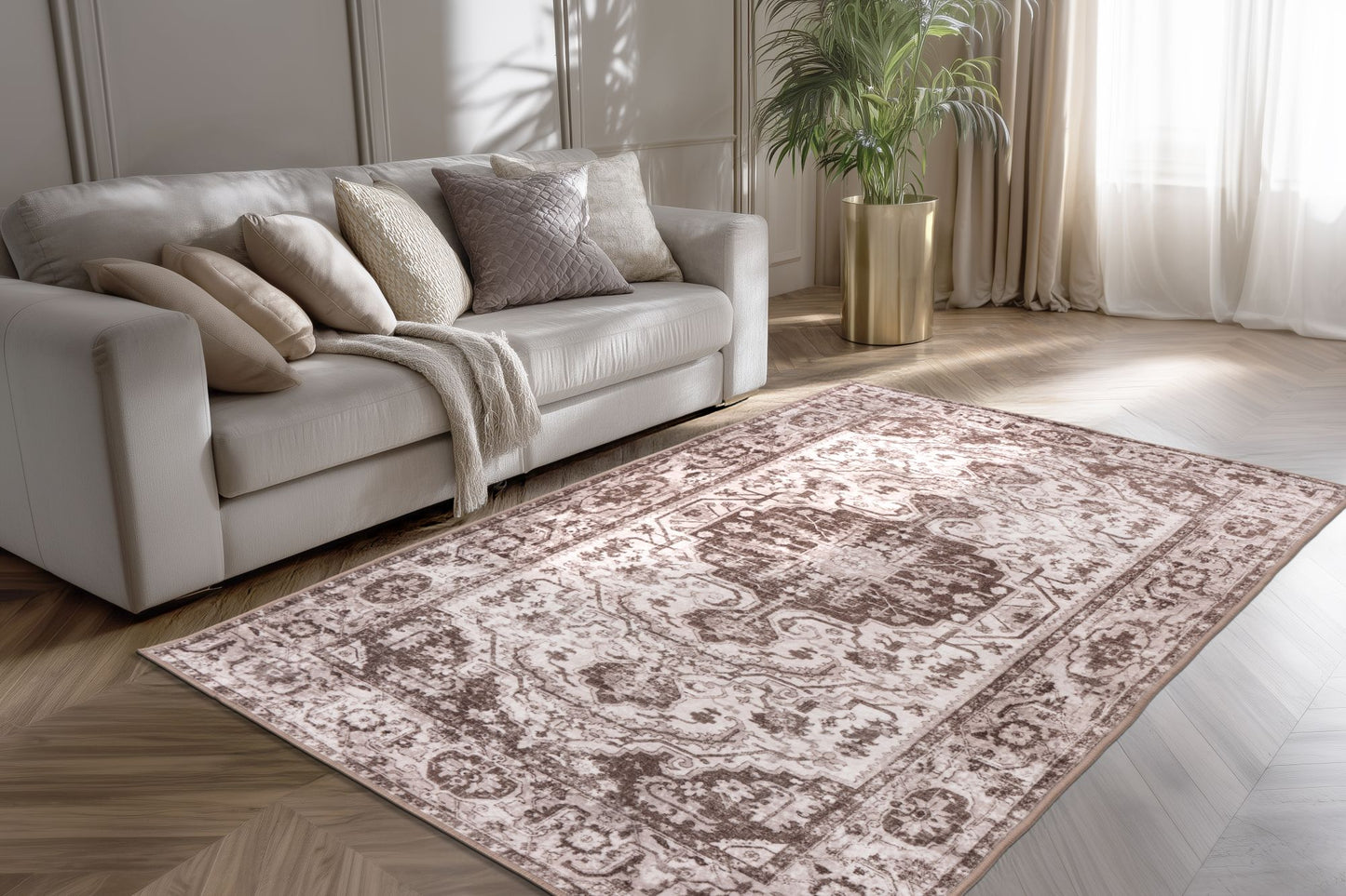 Tapis Vega Beige - Taupe
