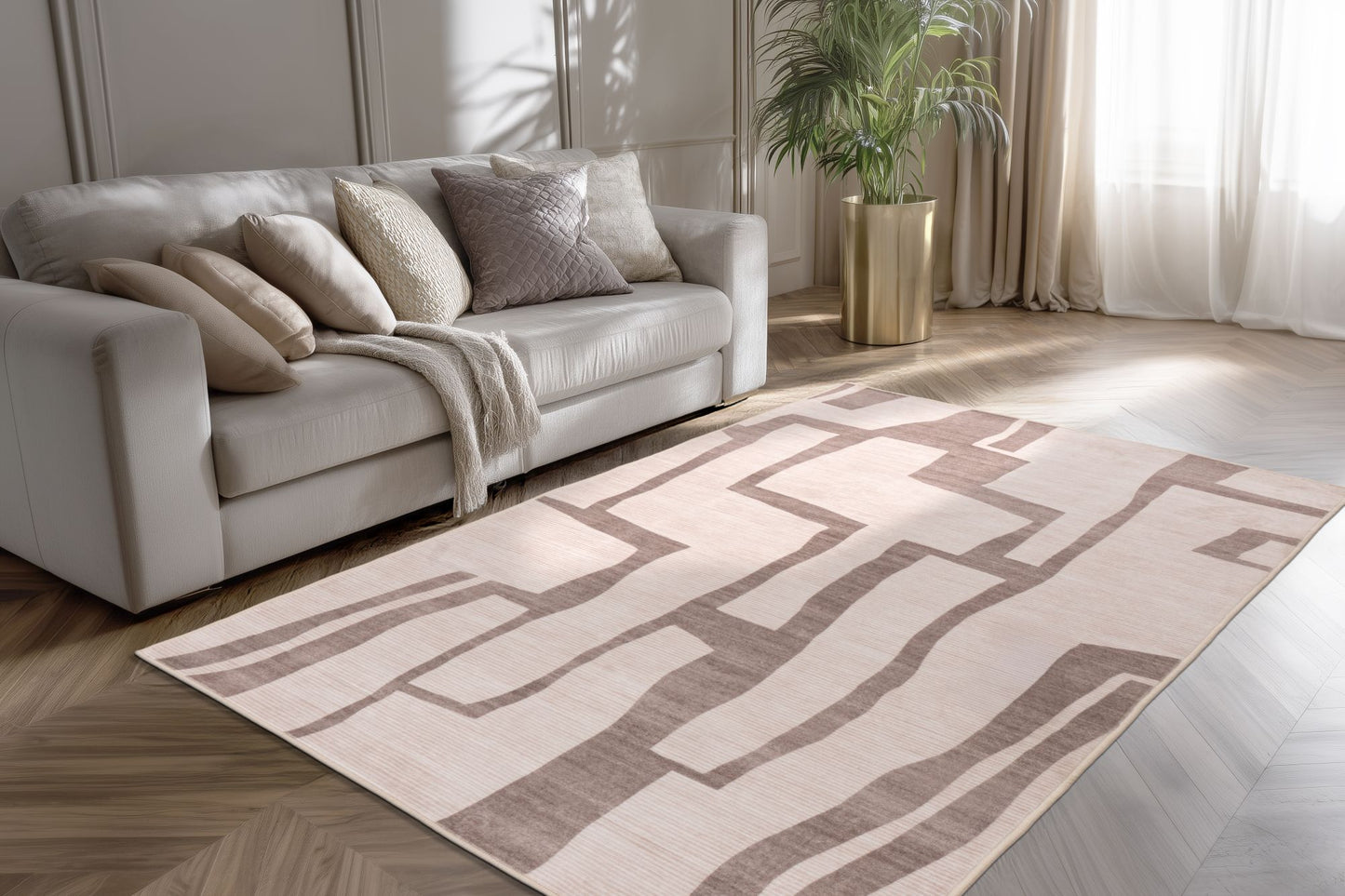 Tapis Vega Beige - Taupe 3