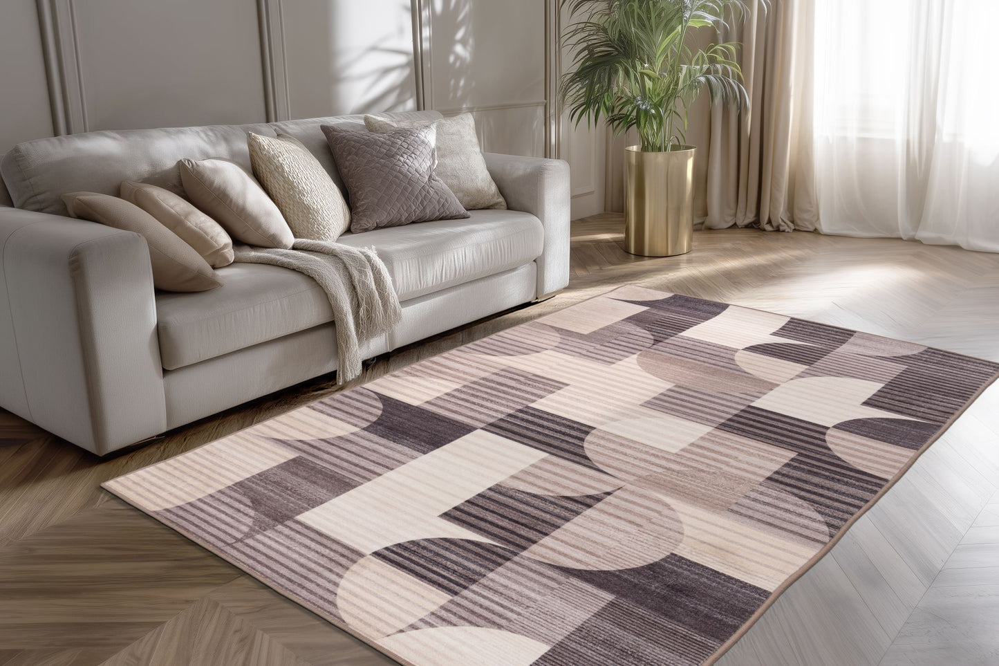 Tapis Vega Beige - Taupe 4