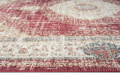 Tapis Edes rouge