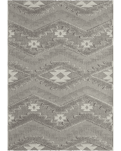 Tapis Karo gris