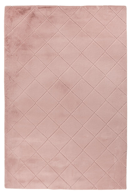 Tapis Pulse rose pastel