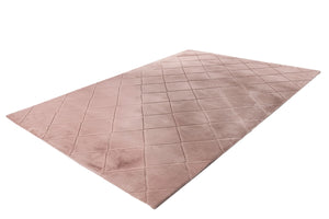 Tapis Pulse rose pastel