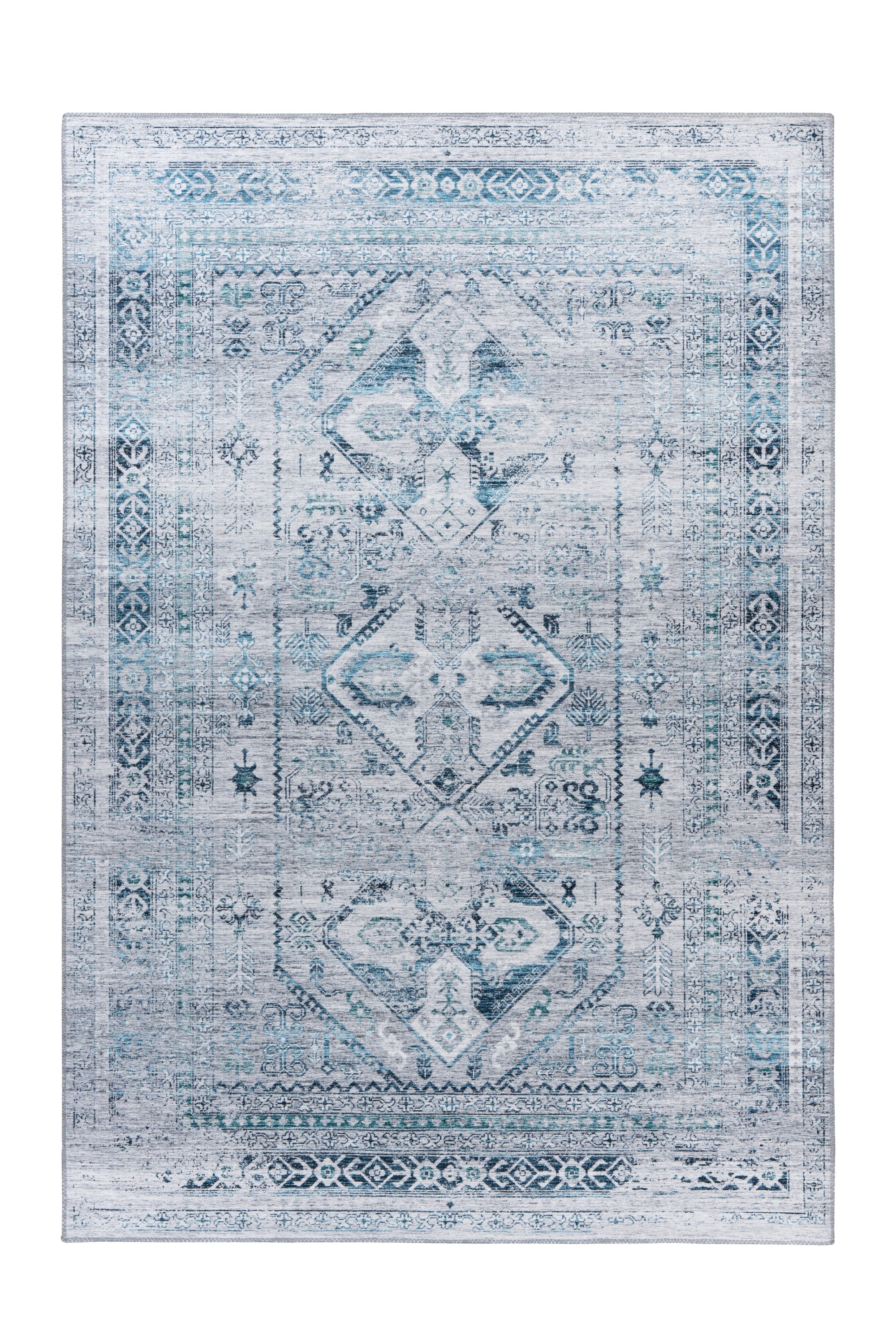 Tapis Solo gris bleu
