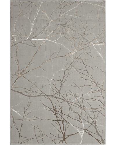 Tapis Focus gris doré