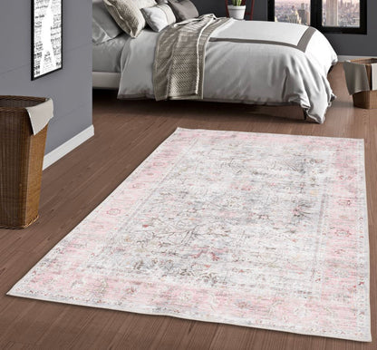 Tapis Edes beige rose