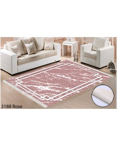 Tapis Mali rose