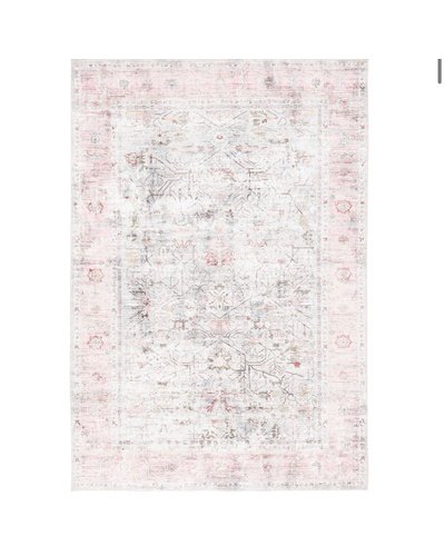 Tapis Edes beige rose